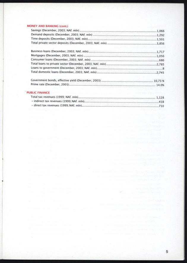 STATISTICAL ORIENTATION 2003 - Page 5