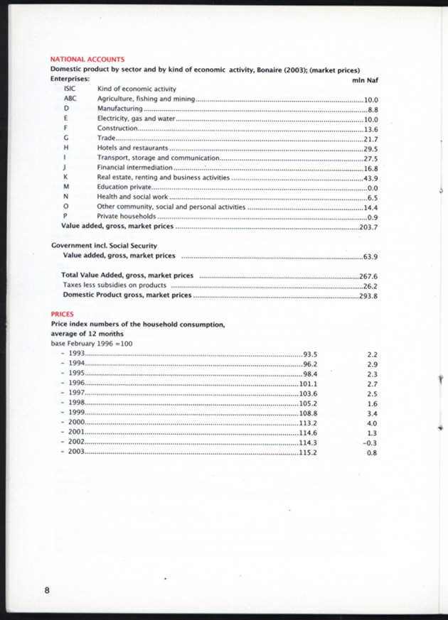 STATISTICAL ORIENTATION 2003 - Page 8