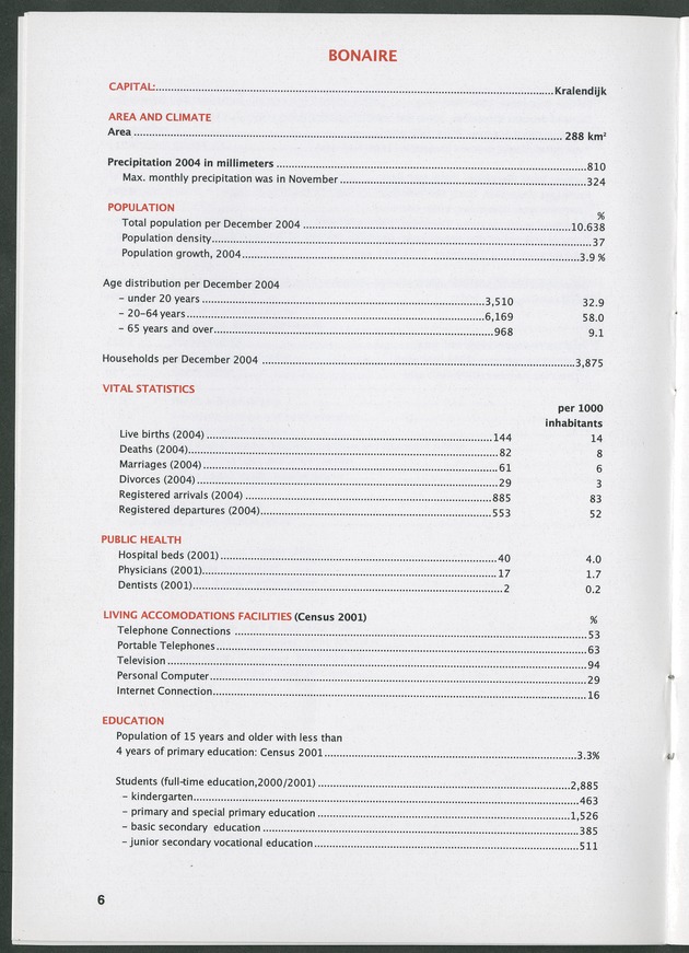 STATISTICAL ORIENTATION 2004 - Page 6