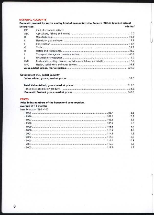 STATISTICAL ORIENTATION 2005 - Page 8