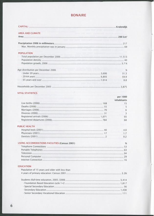 STATISTICAL ORIENTATION 2006-2007 - Page 6