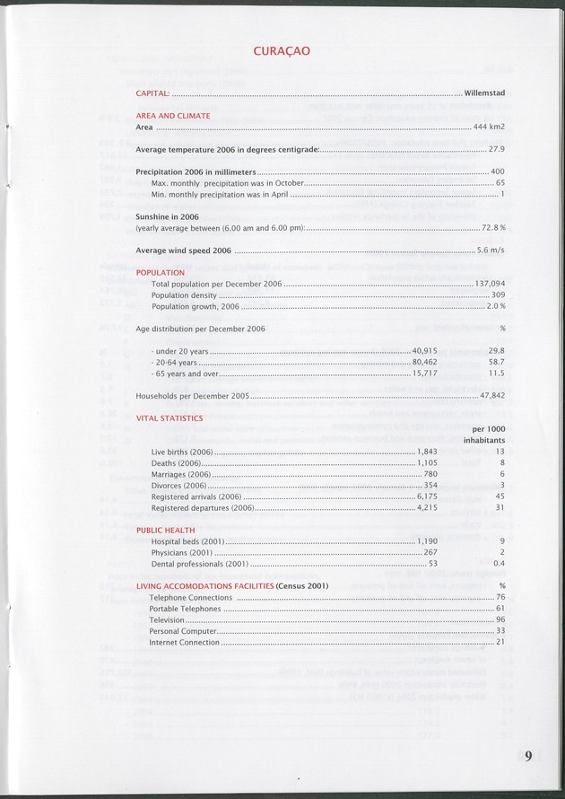 STATISTICAL ORIENTATION 2006-2007 - Page 9
