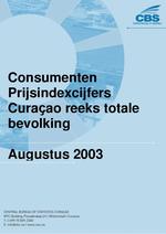 Consumenten Prijsindexcijfers Augustus 2003