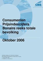 Consumenten Prijsindexcijfers Oktober 2006