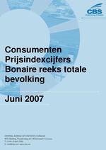 Consumenten Prijsindexcijfers Juni 2007