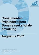 Consumenten Prijsindexcijfers Augustus 2007