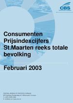 Consumenten Prijsindexcijfers Februari 2003
