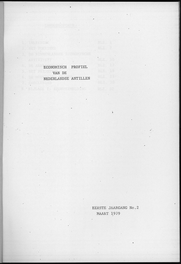 Economisch Profiel Maart 1979, Nummer 2 - Title Page