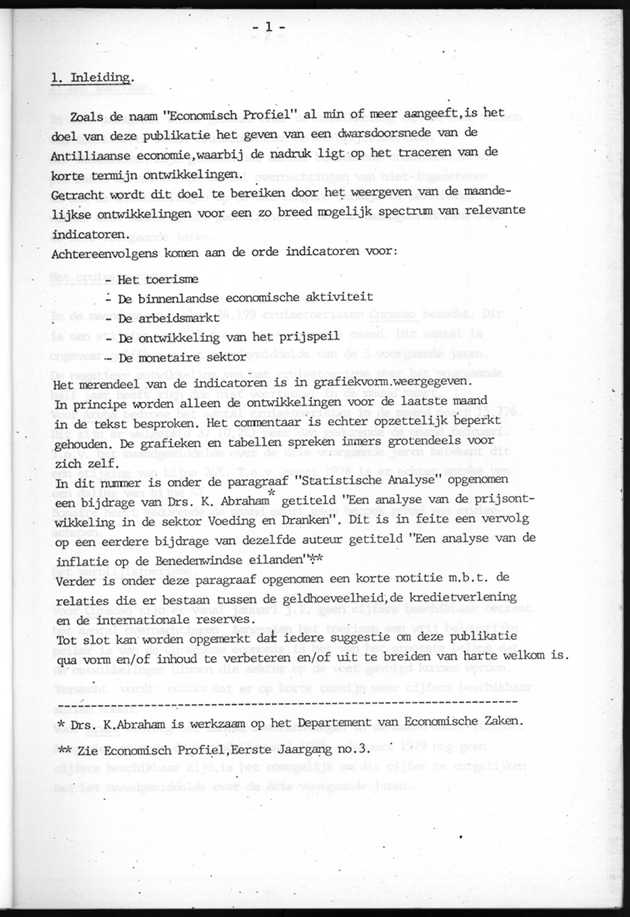 Economisch Profiel April 1979, Nummer 4 - Page 1