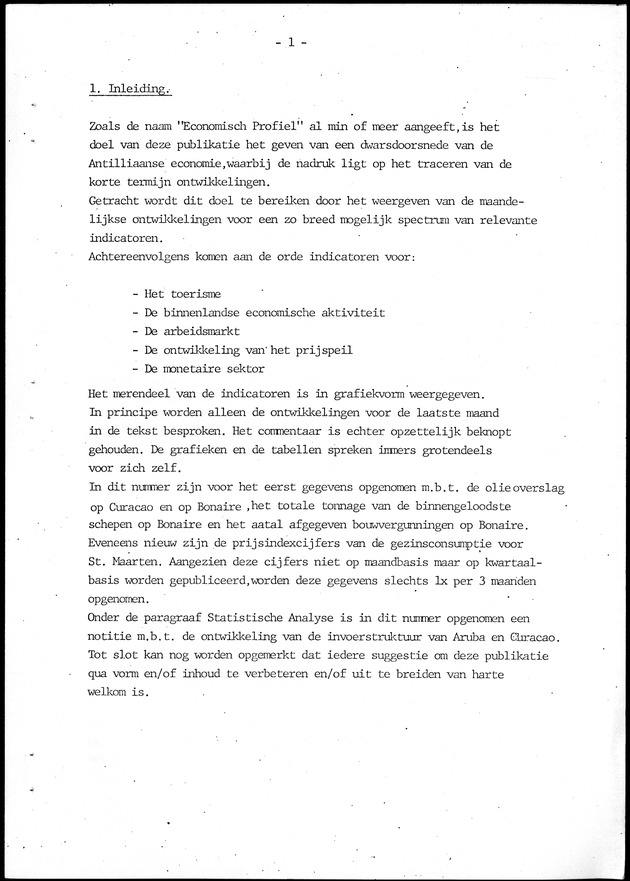 Economisch Profiel Juni 1979, Nummer 5 - Page 1