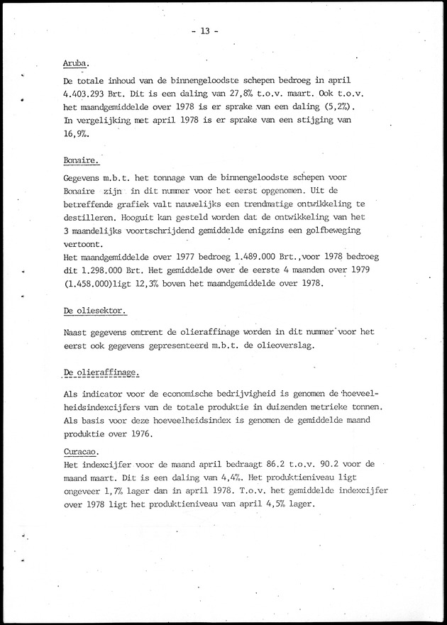 Economisch Profiel Juni 1979, Nummer 5 - Page 13