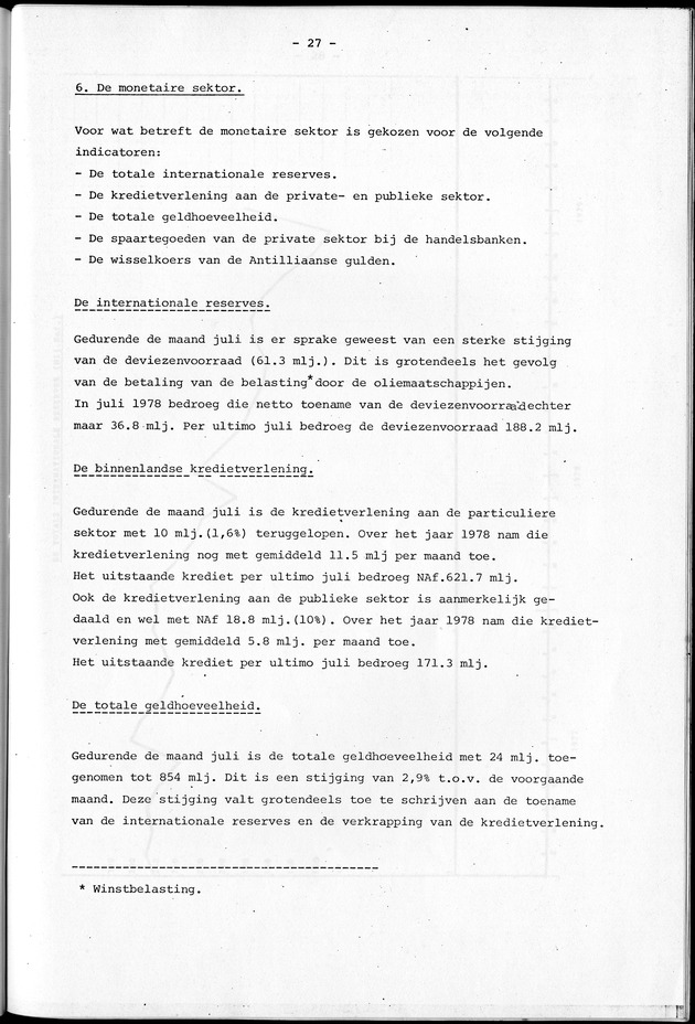Economisch Profiel September 1979, Nummer 8 - Page 27