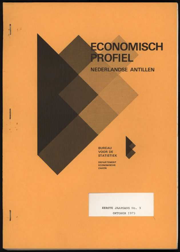 Economisch Profiel Oktober 1979, Nummer 9 - Front Cover