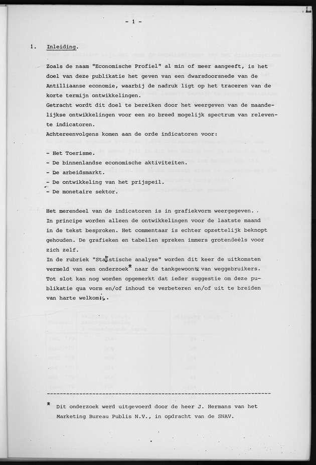 Economisch Profiel Oktober 1979, Nummer 9 - Page 1
