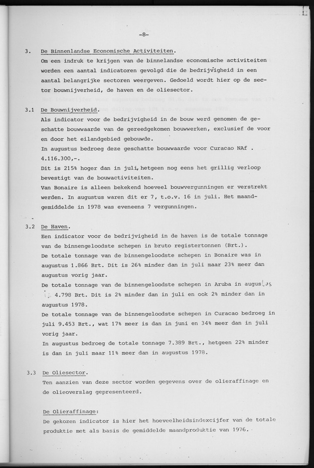 Economisch Profiel Oktober 1979, Nummer 9 - Page 8