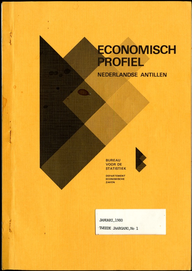 Economisch Profiel Januari 1980, Nummer 1 - Front Cover