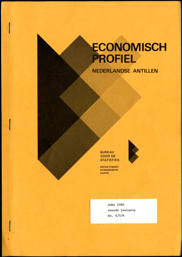 Economisch Profiel Juni 1980, Nummer 4+5+6 - Front Cover