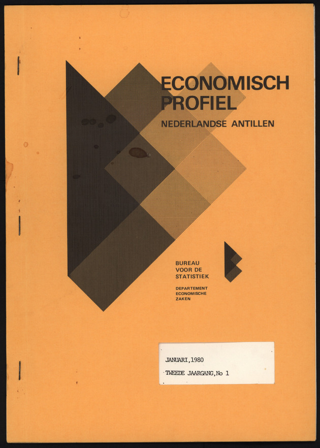 Economisch Profiel Januari 1981, Nummer 1 - Front Cover