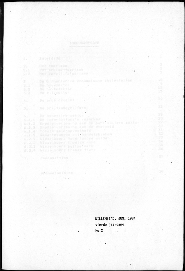 Economisch Profiel Juni 1984, Nummer 2 - Title Page