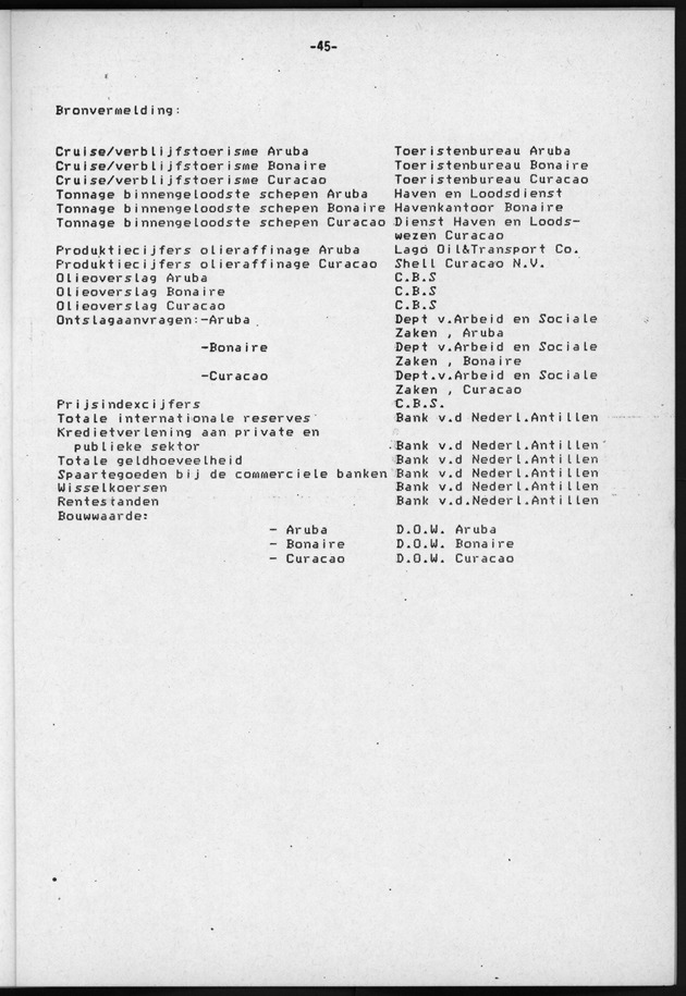 Economisch Profiel Juli/Augustus/September 1984, Nummer 3+4+5 - Page 45