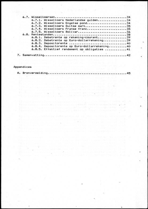 Economisch Profiel Oktober/November 1984,  Nummer 6+7 - Inhoud vervolg