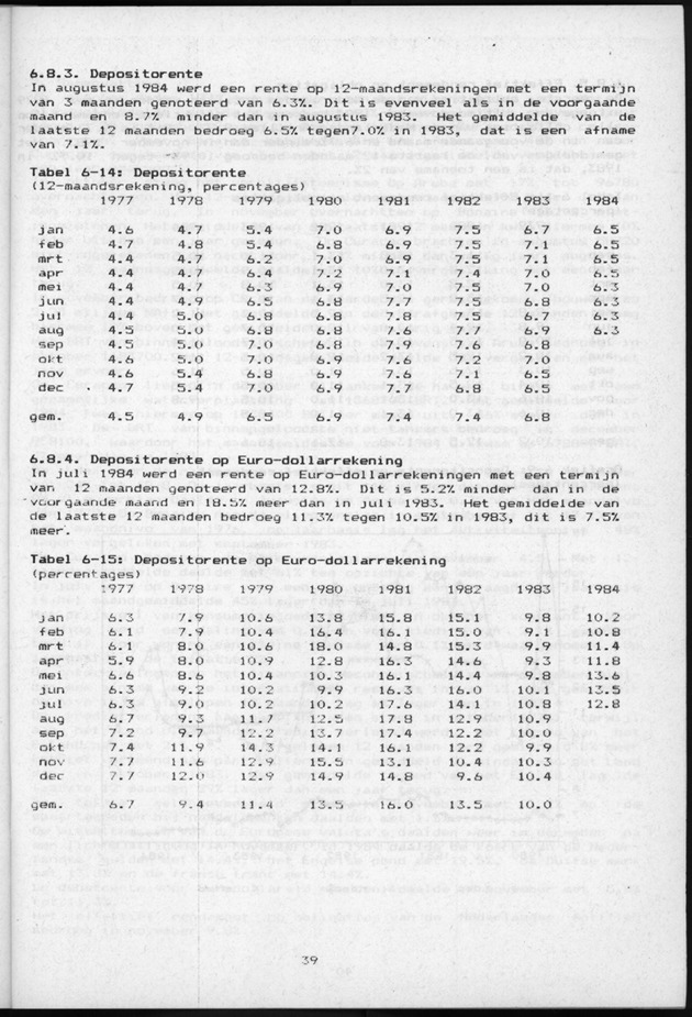 Economisch Profiel Januari 1985, Nummer 8+9 - Page 39