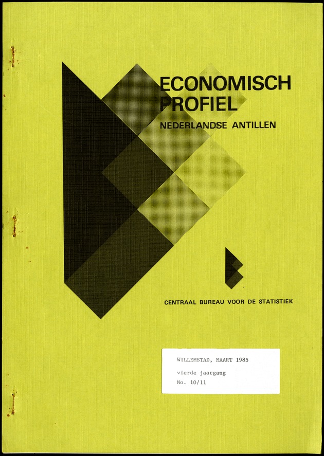 Economisch Profiel Maart 1985, Nummer 10+11 - Front Cover