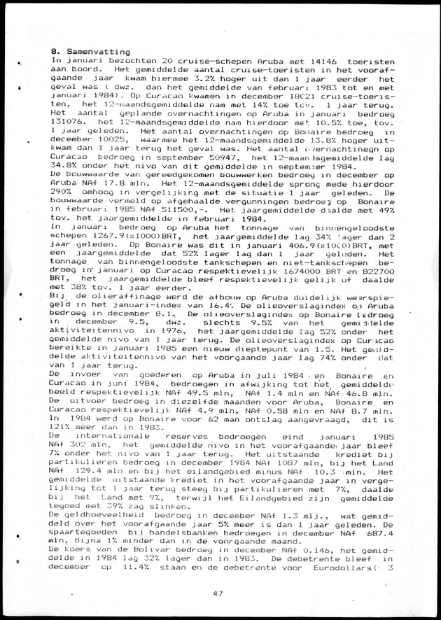 Economisch Profiel Maart 1985, Nummer 10+11 - Page 47