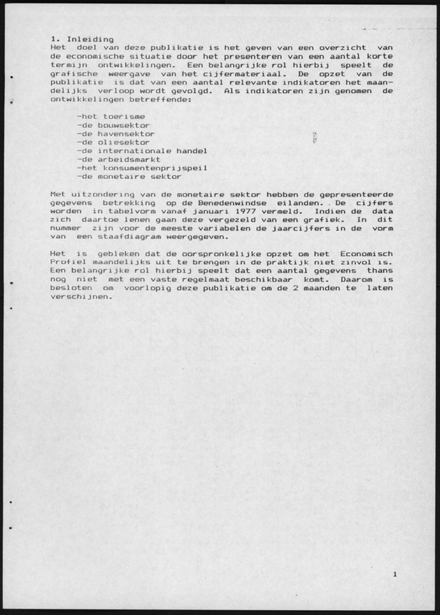 Economisch Profiel April 1985, Nummer 12 - Page 1