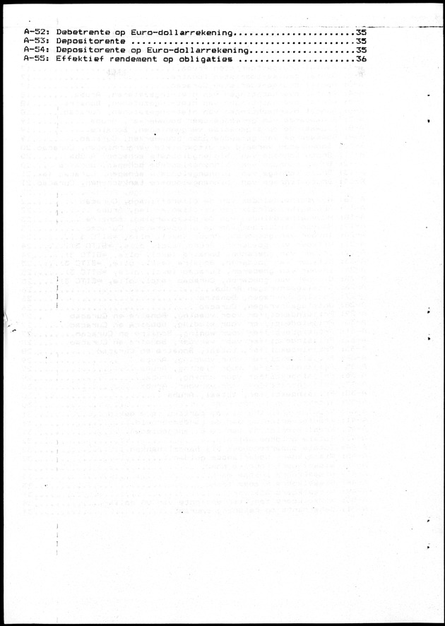 Economisch Profiel Juni 1985, Nummer 1 - Lijst van Tabellen