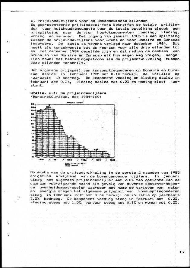 Economisch Profiel Juni 1985, Nummer 1 - Page 13
