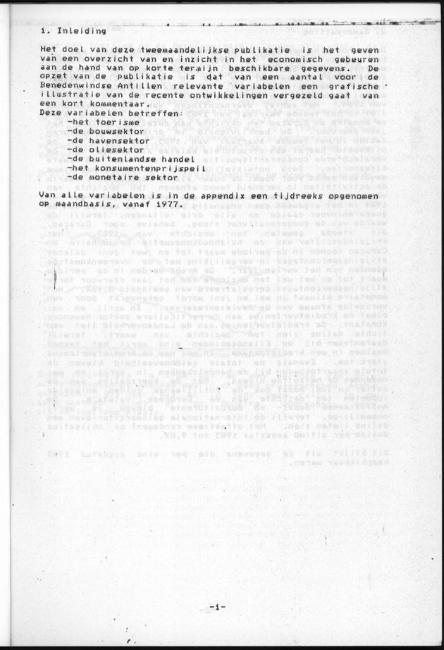 Economisch Profiel Augustus 1985, Nummer 2 - Page 1