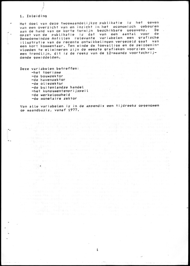 Economisch Profiel Oktober 1985, Nummer 3 - Page 1