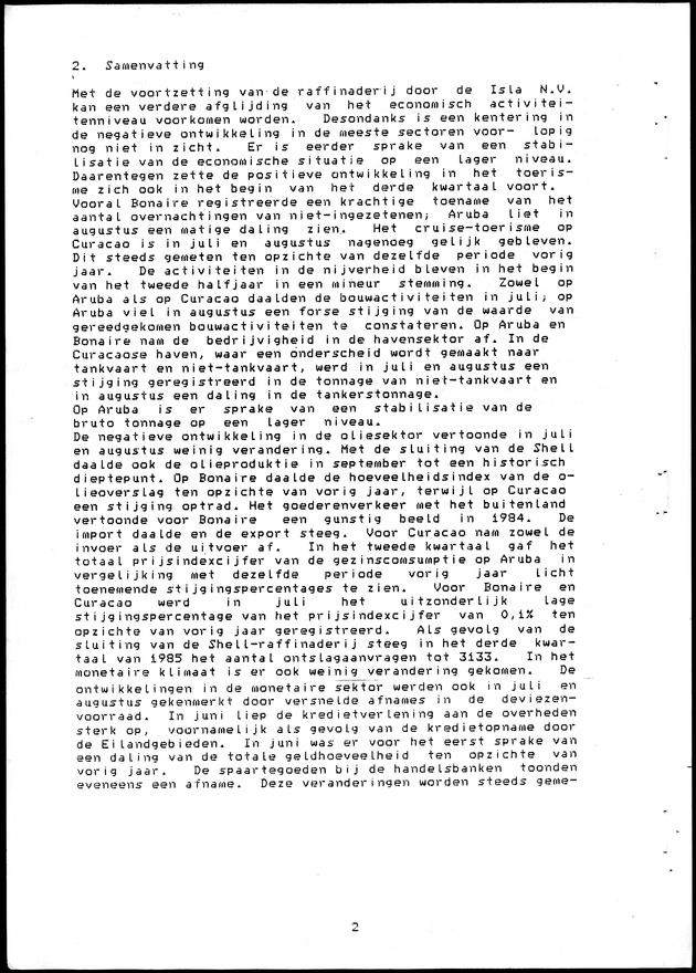 Economisch Profiel Oktober 1985, Nummer 3 - Page 2