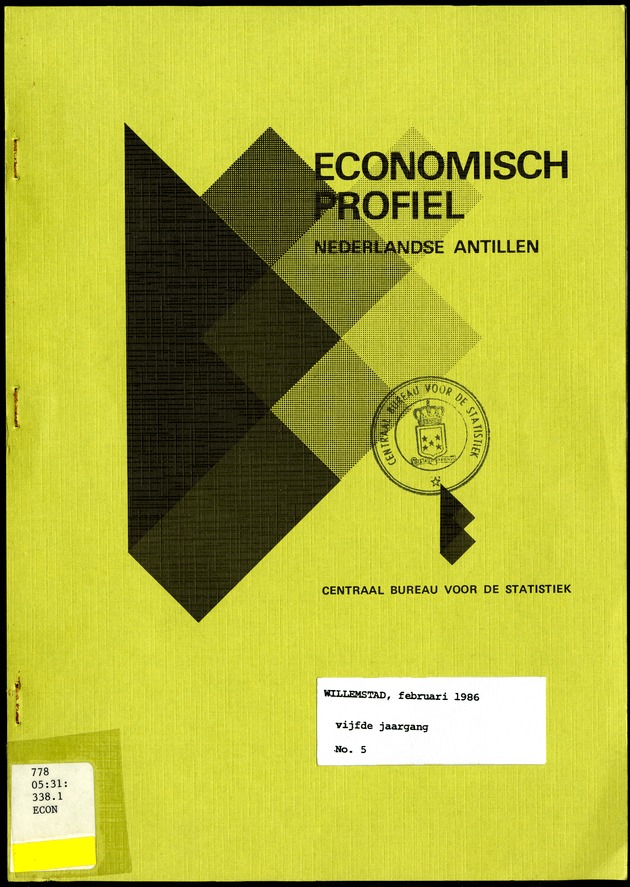 Economisch Profiel Februari 1986, Nummer 5 - Front Cover