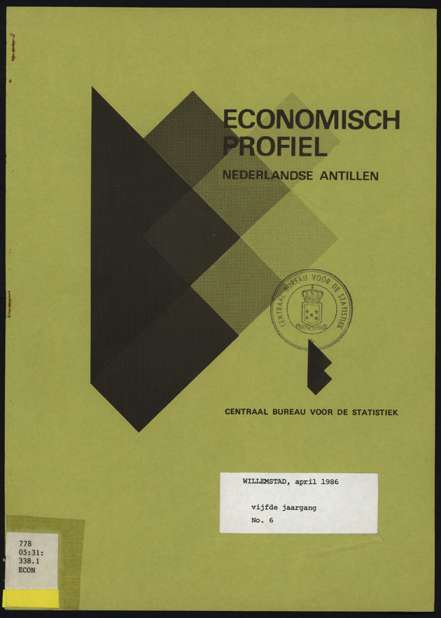 Economisch Profiel April 1986, Nummer 6 - Front Cover