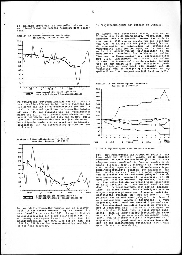 Economisch Profiel Juni 1986, Nummer 1 - Page 5