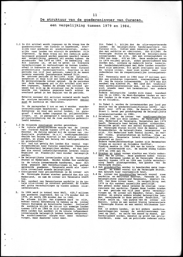 Economisch Profiel Juni 1986, Nummer 1 - Page 11