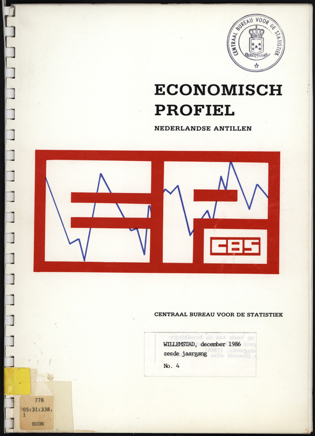 Economisch Profiel December 1986, Nummer 4 - Front Cover