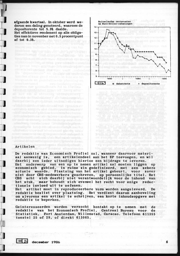 Economisch Profiel December 1986, Nummer 4 - Page 6