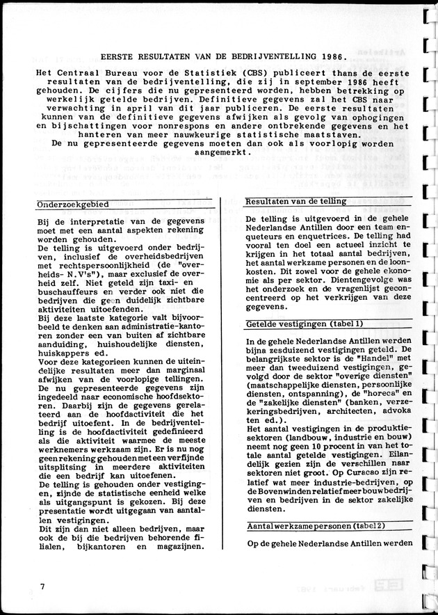 Economisch Profiel Februari 1987, Nummer 5 - Page 7