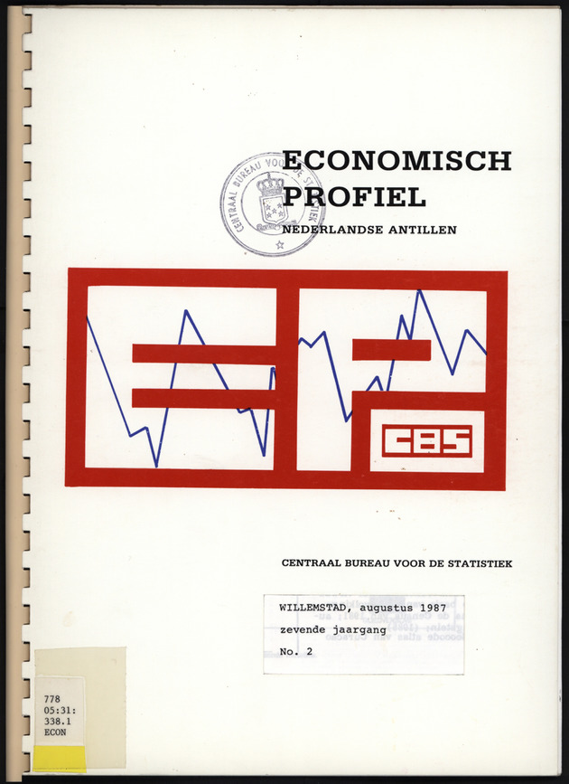 Economisch Profiel Augustus 1987, Nummer 2 - Front Cover