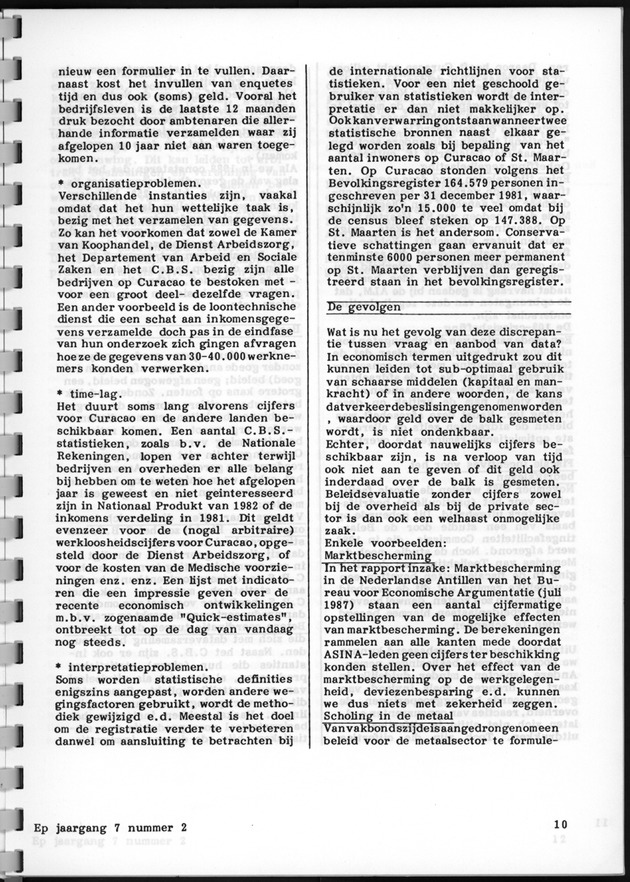 Economisch Profiel Augustus 1987, Nummer 2 - Page 10