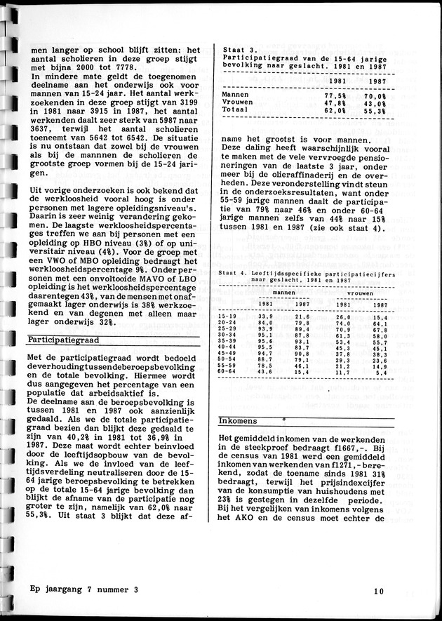 Economisch Profiel Oktober 1987, Nummer 3 - Page 10