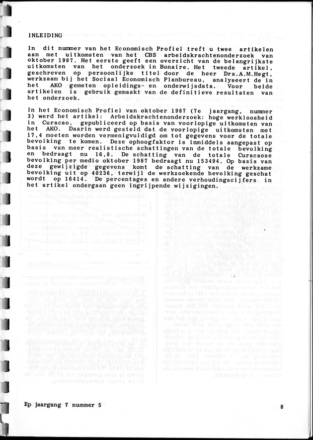 Economisch Profiel Februari 1988, Nummer 5 - Page 8