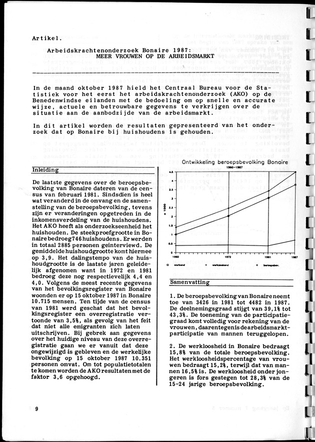 Economisch Profiel Februari 1988, Nummer 5 - Page 9