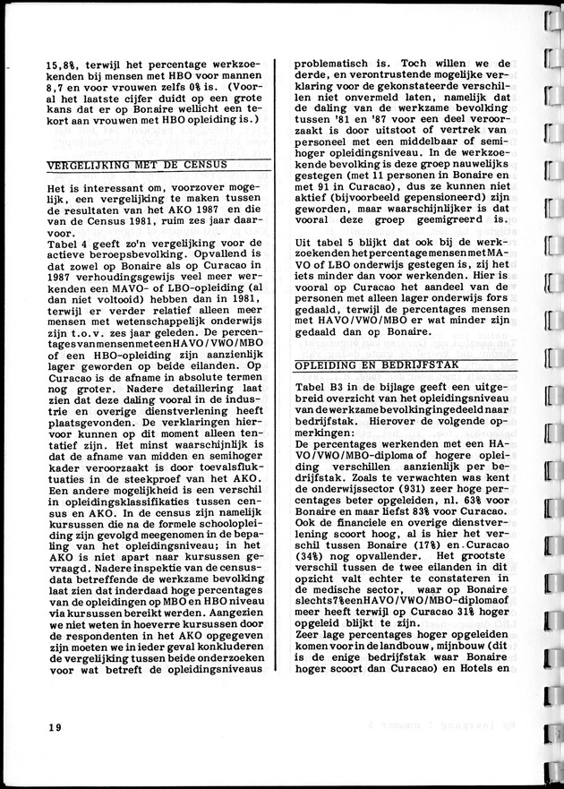Economisch Profiel Februari 1988, Nummer 5 - Page 19