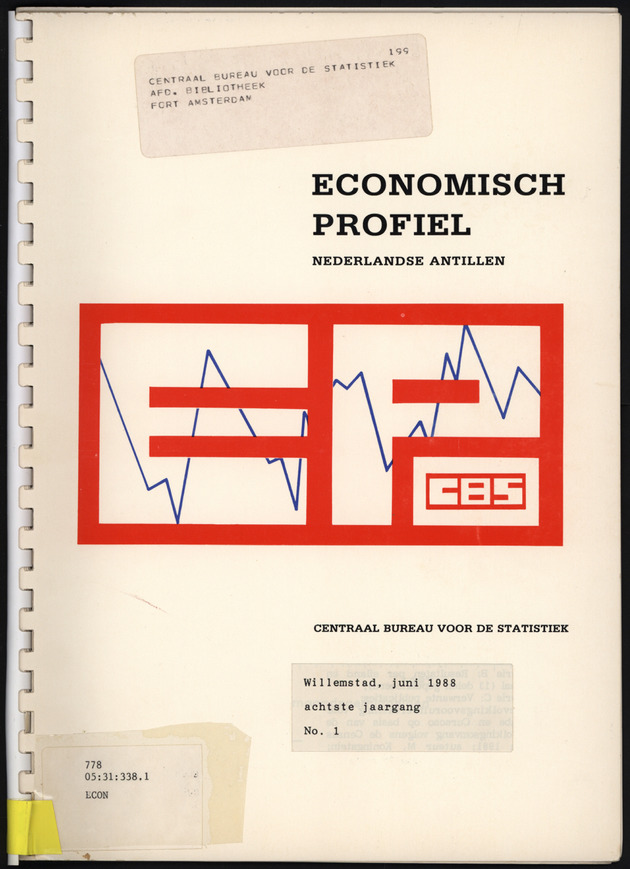 Economisch Profiel Juni 1988, Nummer 1 - Front Cover