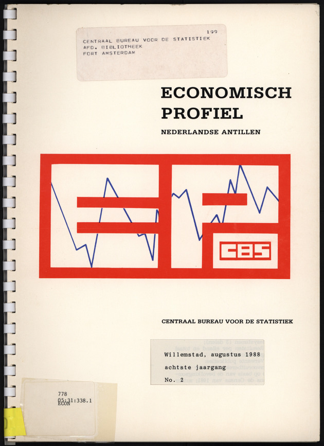 Economisch Profiel Augustus 1988, Nummer 2 - Front Cover