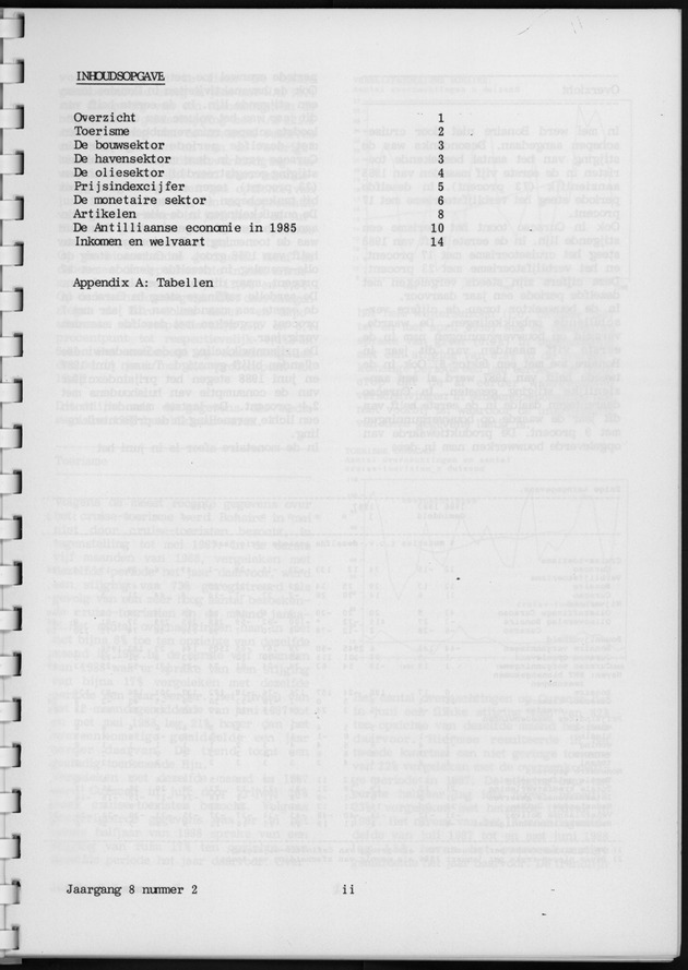 Economisch Profiel Augustus 1988, Nummer 2 - Inhoudsopgave